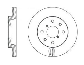 Front Rotors For Opel Suzuki NIBK RN1525V