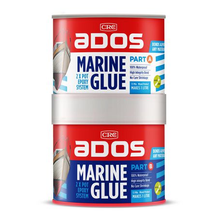 CRC ADOS Marine Glue 1L - Waterproof Adhesive
