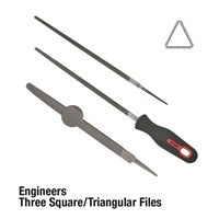 Load image into Gallery viewer, 300mm Three Square Smooth File