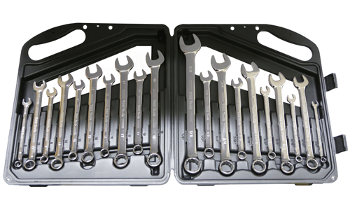 20 Piece Metric and SAE Combination Wrench Set