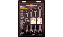 Load image into Gallery viewer, 4 Piece SAE Gear Ratchet Wrench Set