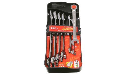 7 Piece Metric Gear Ratchet Wrench Set