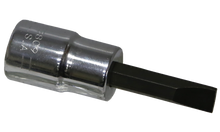 Load image into Gallery viewer, 3/8" Drive Slotted Bit Socket, 9/32" x 55mm