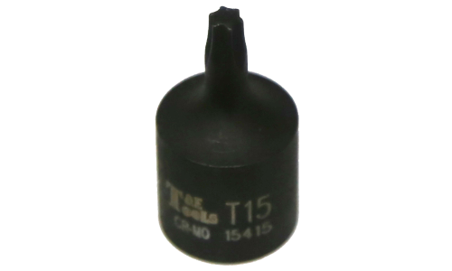 T15 x 32mm Torx Impact Bit Socket 1/4" Drive