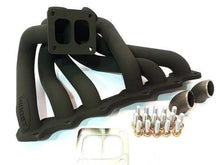 Load image into Gallery viewer, 6Boost Turbo Exhaust Manifold / 2JZGTE / T4 Twin Scroll Single Turbo Conversion
