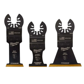 Multi Tool Blade Set - OPEN-LOK 3 Piece All Purpose Blade Variety for Wood and Metal