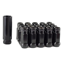Torq GT50 Open Ended Extended Steel Wheel Nuts / M12x1.5 / Black