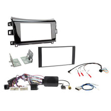 Load image into Gallery viewer, Aerpro Double Din Install Kit To Suit Nissan NAVARA NP300 ST/STX (GLOSS Black)