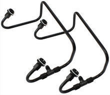 Load image into Gallery viewer, DUAL INLET FUEL LINE KIT SUIT 4150 HOLLEY CARB BLACK
