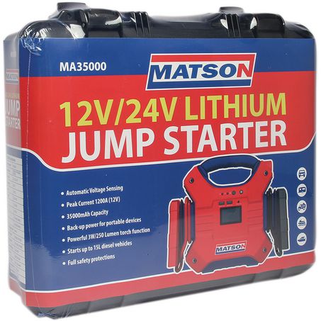 12/24V 35000 Mah Lithium Jumpstarter