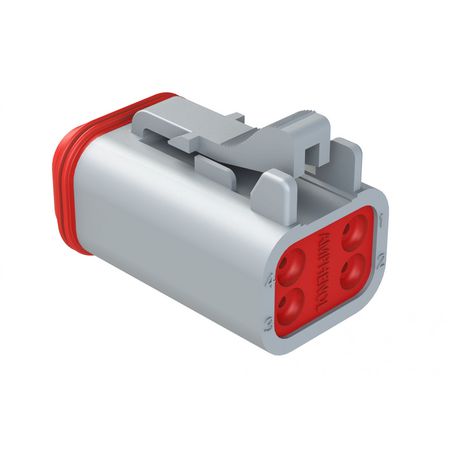 Amphenol AT #16 - 4 Way Plug & Wedge 50 Pce