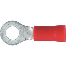 Load image into Gallery viewer, 4.3mm Ring Crimp Terminal Red Vinyl - 100 Piece
