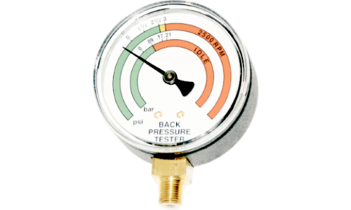 15psi Back Pressure Gauge for Item '4438', 2 1/2"