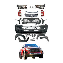 Load image into Gallery viewer, 2023 New Matte Black Plastic Body Kit for Hilux Revo 2016-2021 GR Sport Facelift Conversion