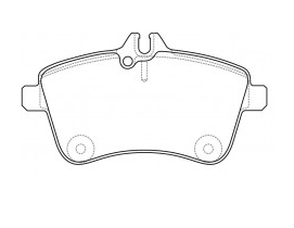 Front Brake Pads For Mercedes-Benz
