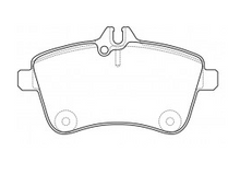 Load image into Gallery viewer, Front Brake Pads For Mercedes-Benz