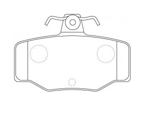 Rear Brake Pads For Nissan NHC704 =PN2214