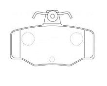 Load image into Gallery viewer, Rear Brake Pads For Nissan NHC704 =PN2214