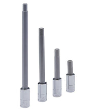 Load image into Gallery viewer, 4mm Inhex Bit Socket 1/4" Drive, 140mm Length