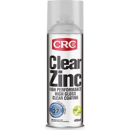 CRC Clear Zinc Coating Rust Protection 400ml - 2102