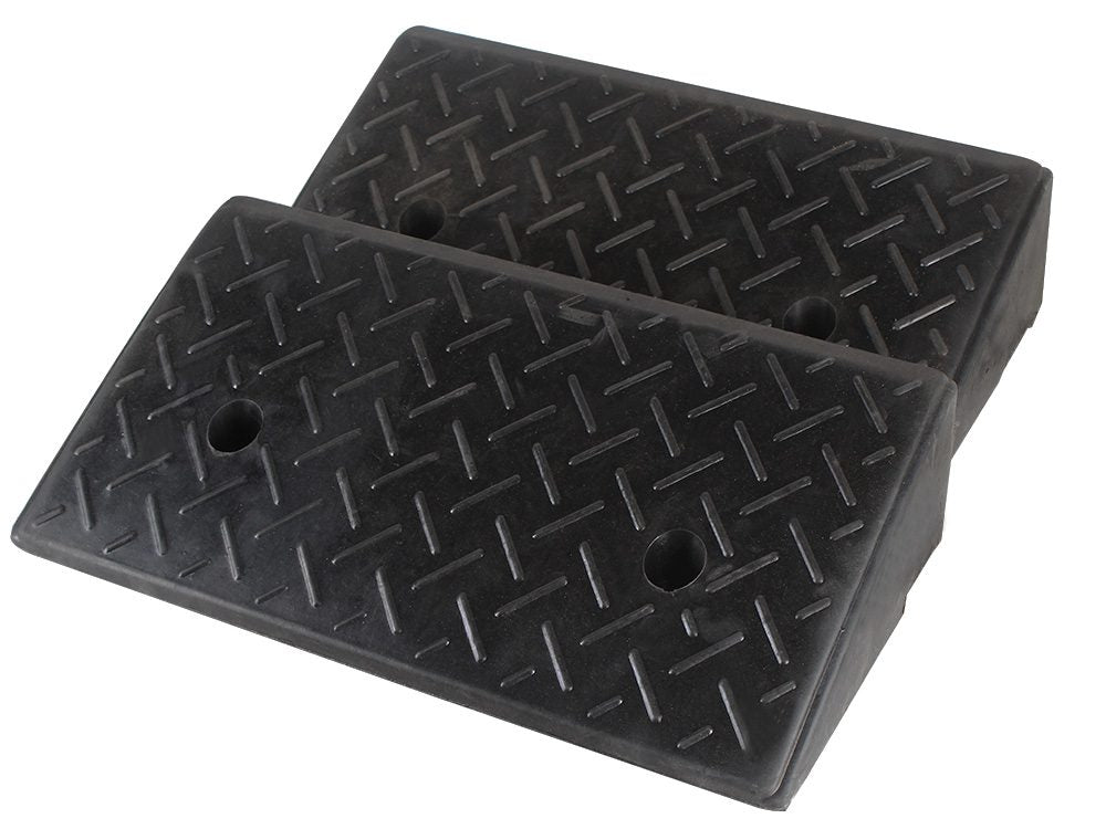 Car Ramp Kerb Ramp Pair 10.5cm – Heavy-Duty Plastic Curb Ramps (Set of 2)