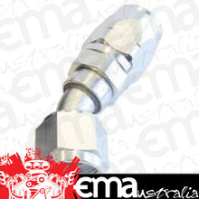 Load image into Gallery viewer, ALLOY 30 DEG HOSE END -20AN SILVER CUTTER STYLE FUL SWIVEL