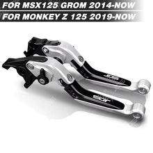 Load image into Gallery viewer, For Honda MSX 125 GROM 125/MONKEY Z 125 Clutch Lever Brake Lever Set Foldable Adjustable Handle Levers Motor Accessories Parts / S-Bl