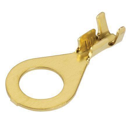 8.4mm Brass Ring Crimp Terminal Non-Insulated Replacement Pack
