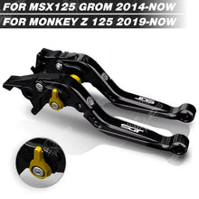 Load image into Gallery viewer, For Honda MSX 125 GROM 125/MONKEY Z 125 Clutch Lever Brake Lever Set Foldable Adjustable Handle Levers Motor Accessories Parts / Bl-Yb