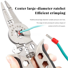 Load image into Gallery viewer, Multifunctional large-diameter wire crimping tool with text on a white background