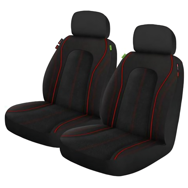 Repco Repreve Swift Front Seat Covers Black Red