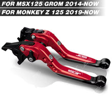 Load image into Gallery viewer, For Honda MSX 125 GROM 125/MONKEY Z 125 Clutch Lever Brake Lever Set Foldable Adjustable Handle Levers Motor Accessories Parts / R