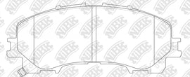 Front Brake Pads For Holden Infiniti Nissan