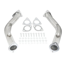 Load image into Gallery viewer, 304 Stainless Steels 2.5" Exhaust Downpipe Test Pipe for Nissan 370Z Infiniti G37 Q50 Q60
