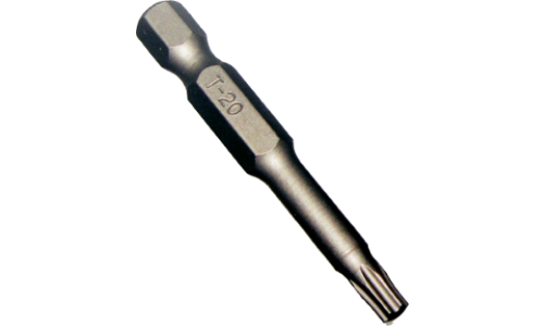 T20 1/4" Hex Torx Power Bit - 50mm