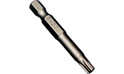 T27 x 50mm 1/4" Hex Torx Power Bit