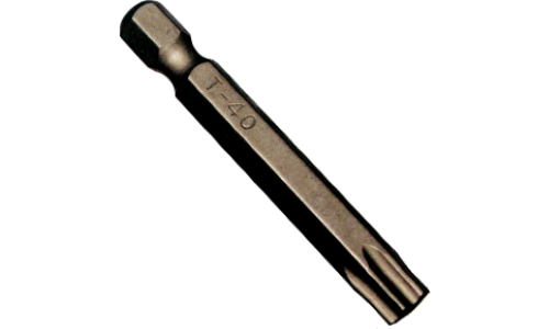 T40 x 50mm 1/4" Hex Torx Power Bit