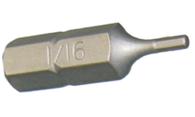 Load image into Gallery viewer, 1/4" Hex In-Hex Insert Bit 1/16" x 25mm