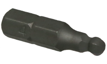 Load image into Gallery viewer, 4 x 25mm Hex Ball-End In-Hex Insert Bit
