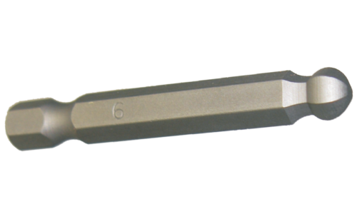 1/4" Hex Ball-End In-Hex Power Bit, 6 x 50mm