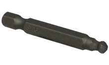 Load image into Gallery viewer, 1/4" Hex Ball-End In-Hex Power Bit, 3/16" x 50mm