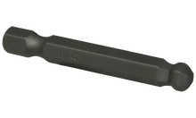 Load image into Gallery viewer, 1/4" Hex Ball-End In-Hex Power Bit, 1/4" x 50mm