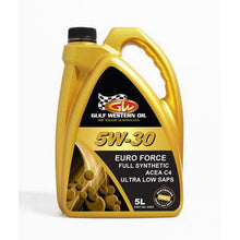 Load image into Gallery viewer, 5L 5W-30 Synthetic Engine Oil - Gulf Western Euro Force