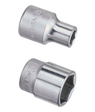 Load image into Gallery viewer, 3/8&quot; Drive 20mm Metric Chrome Socket – Genius Brand (6p)