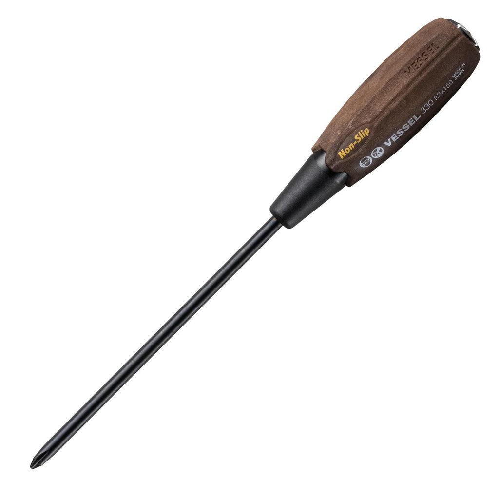 PH2 x 150mm Wood-Compo Tang-Thru Screwdriver