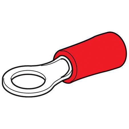 4.3mm Red Ring Crimp Terminal Vinyl Replacement Pack