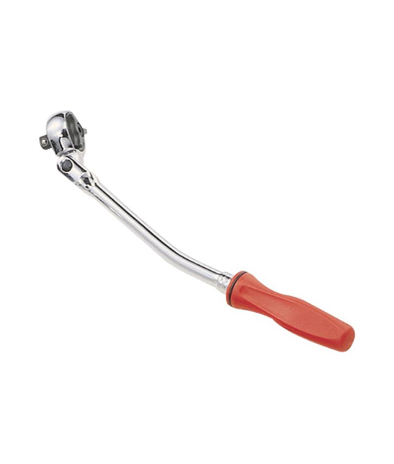 3/8" Drive Flex-Head Bent Ratchet with Plastic Handle