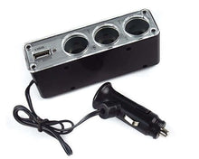 Load image into Gallery viewer, Cigarette Lighter Socket Splitter with USB Port
