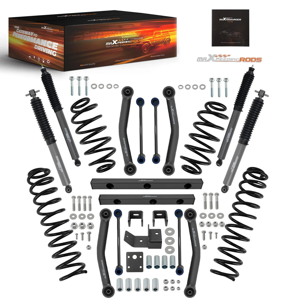 4 Inch Lift Kit W/Control Arms Shocks for Jeep Wrangler TJ 4WD 1997-2002