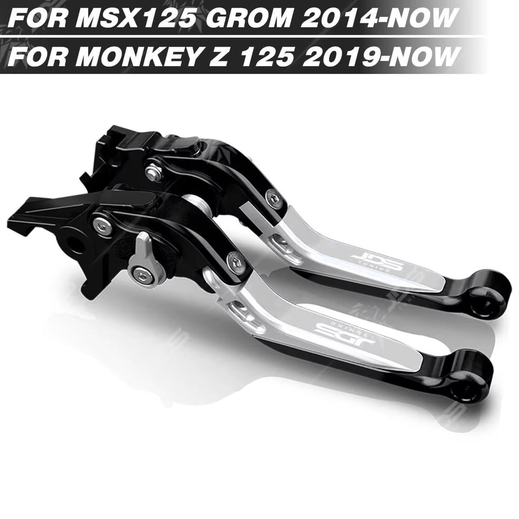 For Honda MSX 125 GROM 125/MONKEY Z 125 Clutch Lever Brake Lever Set Foldable Adjustable Handle Levers Motor Accessories Parts / Bl-S